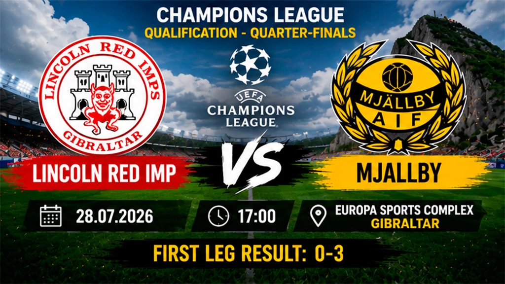 Lincoln Red Imps vs Mjällby