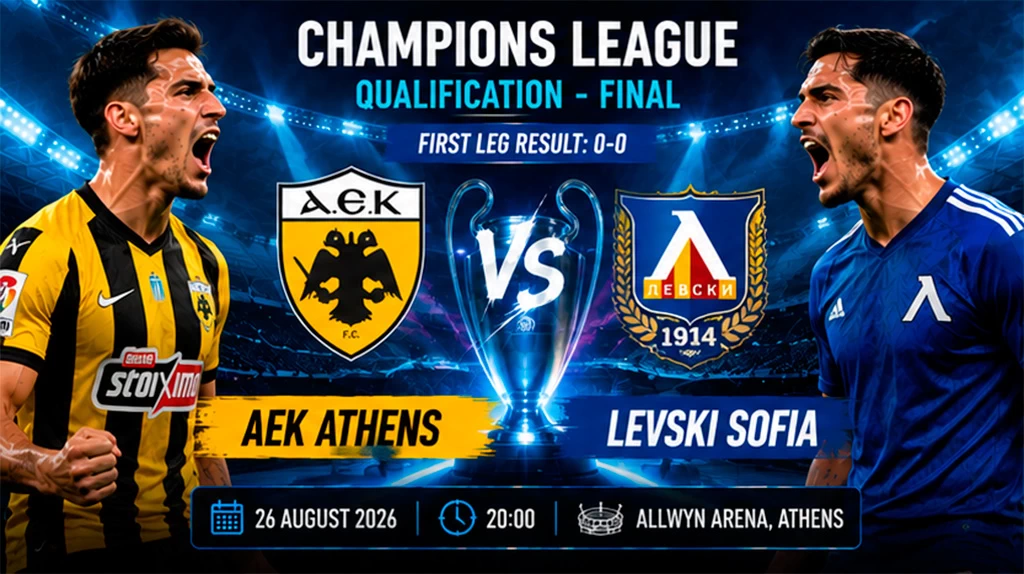AEK Athens vs Levski Sofia Prediction