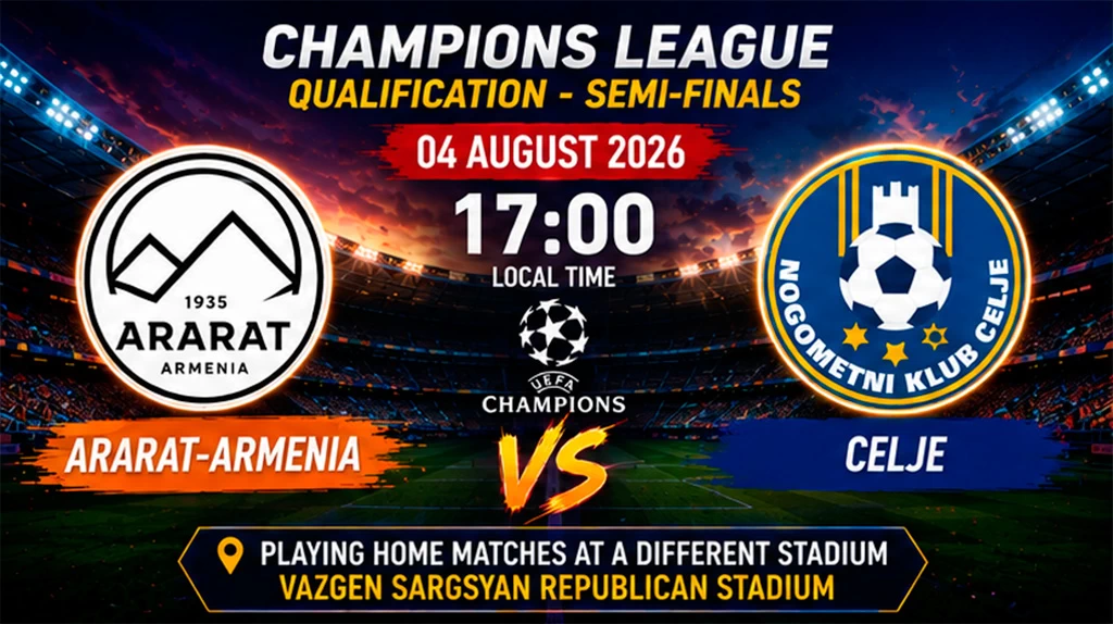 Ararat-Armenia vs Celje
