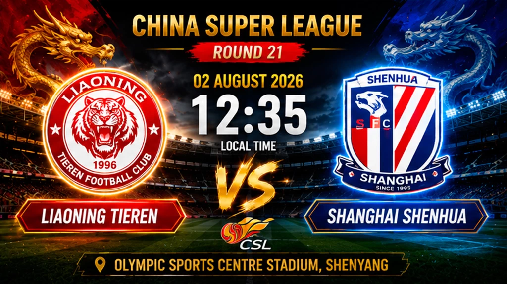 Liaoning Tieren vs Shanghai Shenhua