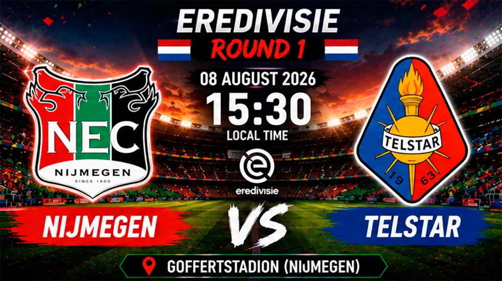 NEC Nijmegen vs Telstar