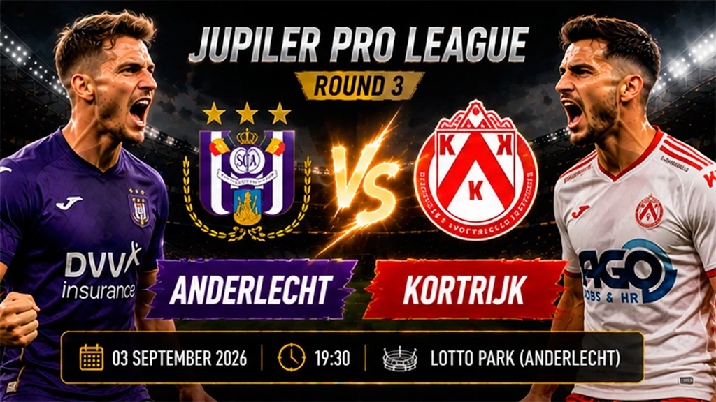 Anderlecht vs Kortrijk Prediction