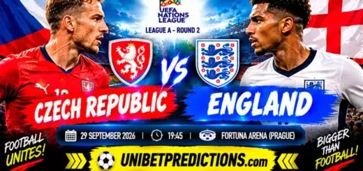 Czech Republic vs England Prediction
