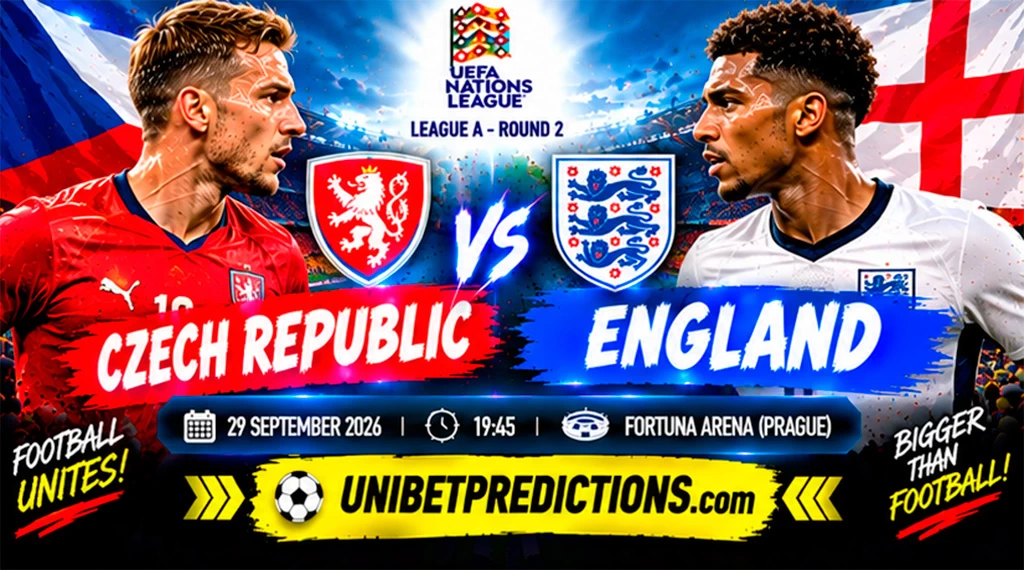 Czech Republic vs England Prediction