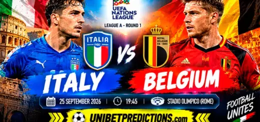 Italy vs Belgium Prediction