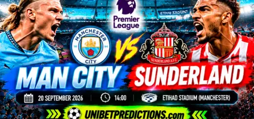 Manchester City vs Sunderland Prediction