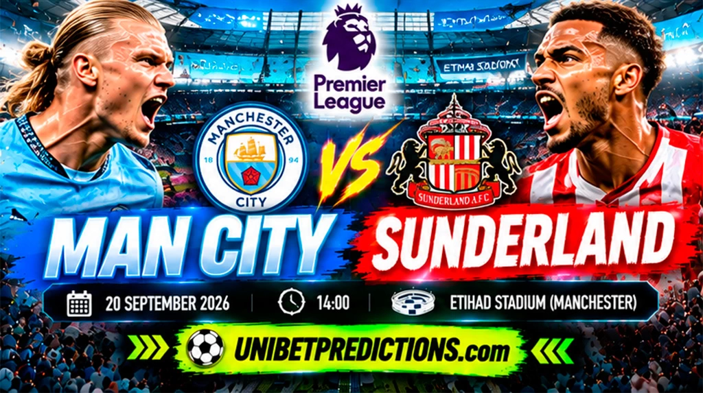 Manchester City vs Sunderland Prediction