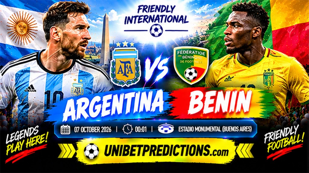 Argentina vs Benin Prediction, October 7, 2026