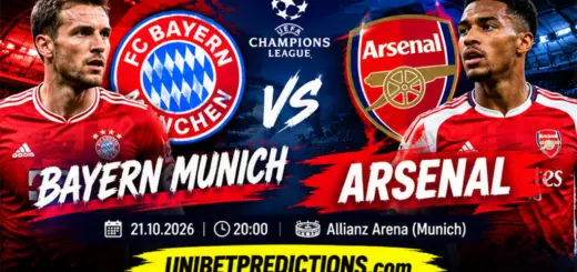 Bayern Munich vs Arsenal Prediction, October 21, 2026