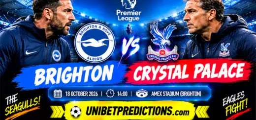 Brighton vs Crystal Palace Prediction, October 18, 2026