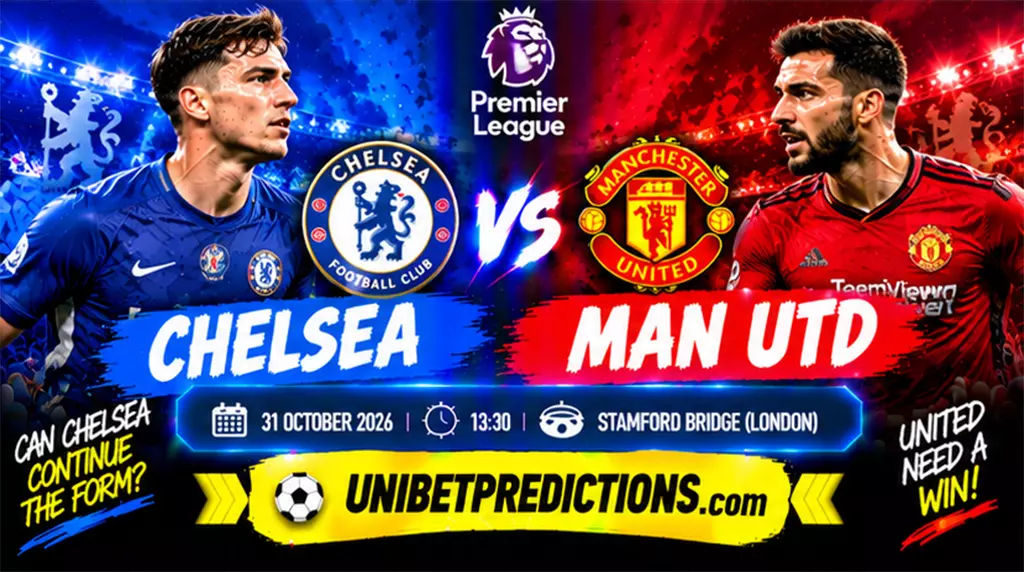 Chelsea vs Manchester Utd Prediction, October 31, 2026