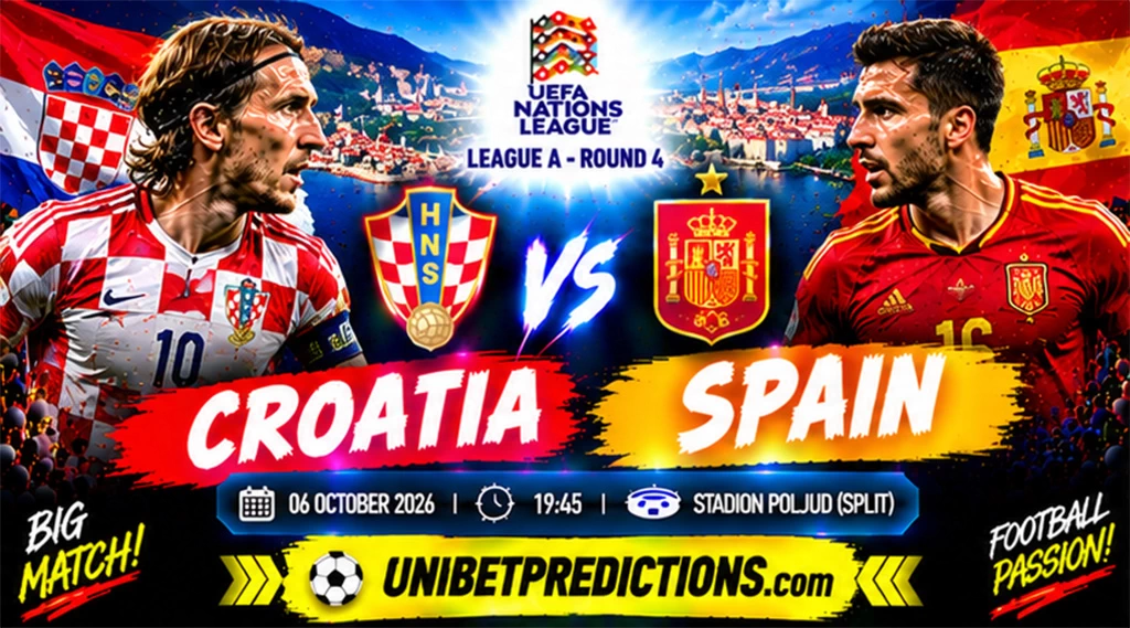 Croatia vs Spain Prediction, October 6, 2026