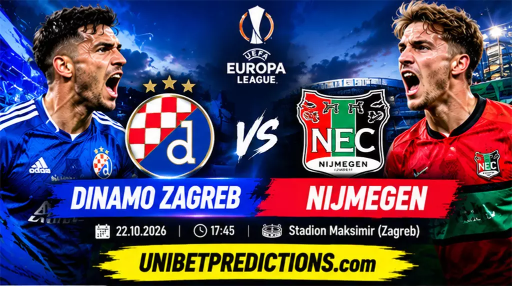Dinamo Zagreb vs Nijmegen Prediction, October 22, 2026