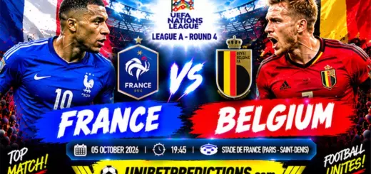 France vs Belgium Prediction, October 5, 2026