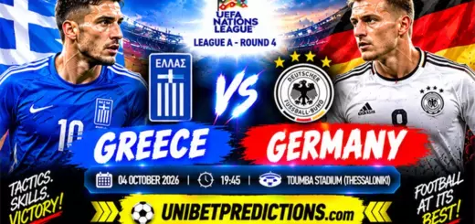 Greece vs Germany Prediction, October 4, 2026