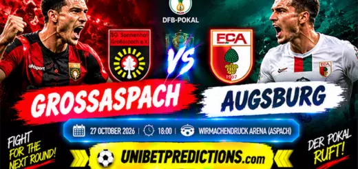 Grossaspach vs Augsburg Prediction, October 27, 2026