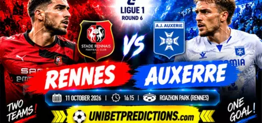 Rennes vs Auxerre Prediction, October 11, 2026