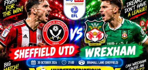 Sheffield Utd vs Wrexham Prediction, October 30, 2026